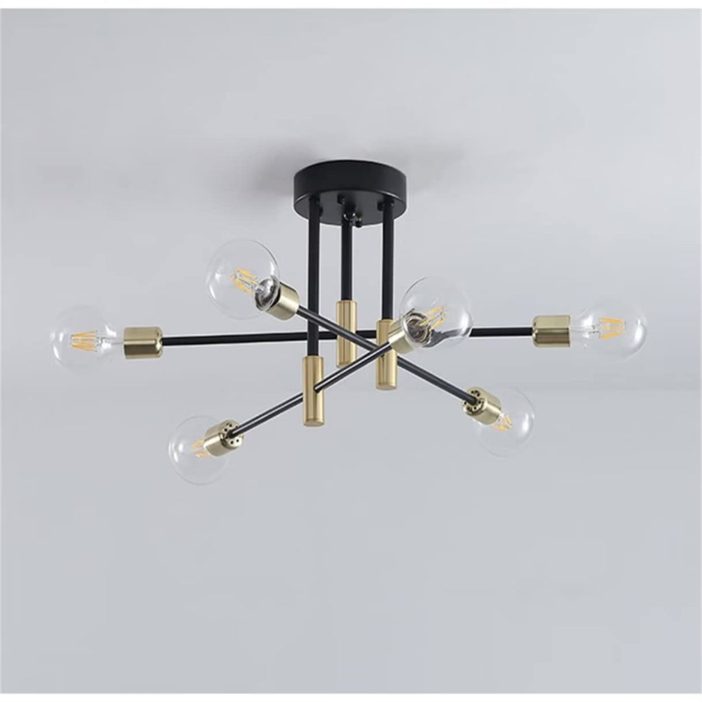 WQCSH Modern Minimalist Chandelier – Metal Satellite Pendant Light
