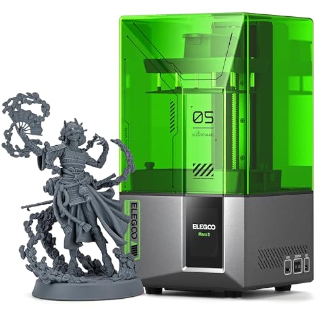 ELEGOO Mars 5 Resin 3D Printer – 6.6-Inch 4K Mono LCD & Auto Leveling
