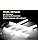 LED Shelf Lights | 4-Pack V-Shape Strip Kit | 6000K Pure White