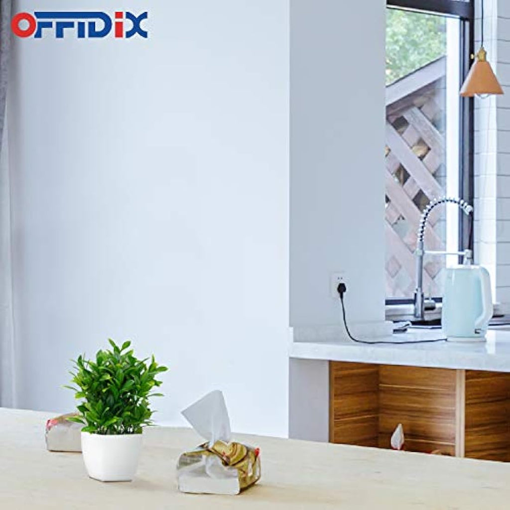 Jolof Store Artificial Eucalyptus Plant with Square Vase for Desk Decor
