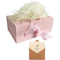 Jolof Store Pale Pink Magnetic Gift Box with Ribbon – 23.5x17x10cm