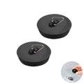 2 Pcs Drain Stopper Set, Bath Plugs, Sink Plug Rubber with Hanging Ring for Bathtub, Kitchen and Bathroom - image 1