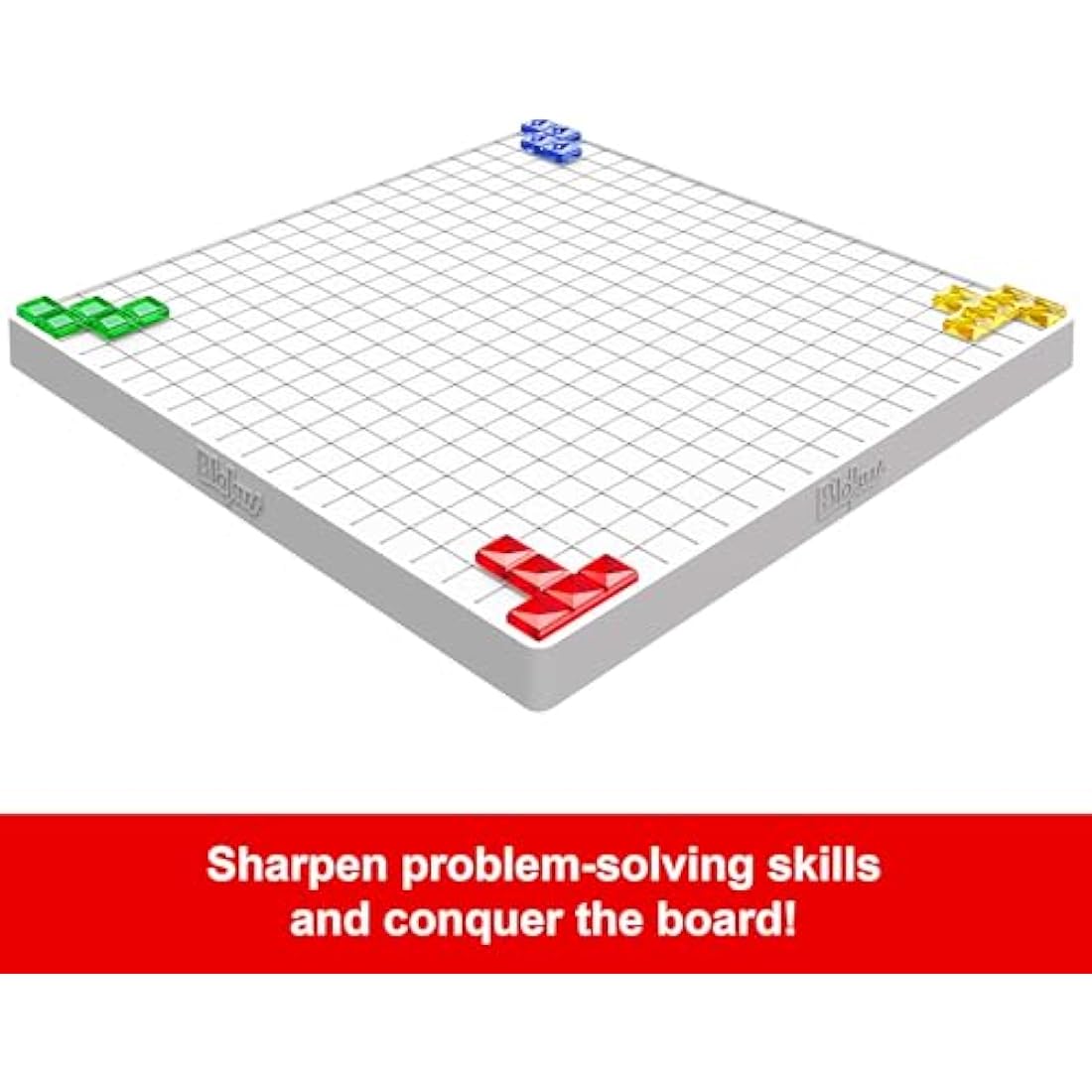 Mattel Blokus Strategy Board Game – Family Party Game for 2-4 Players