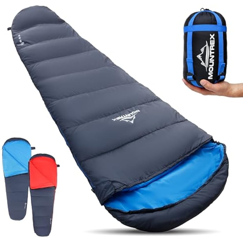 MOUNTREX Ultralight Mummy Sleeping Bag – 720g Compact Summer Gear