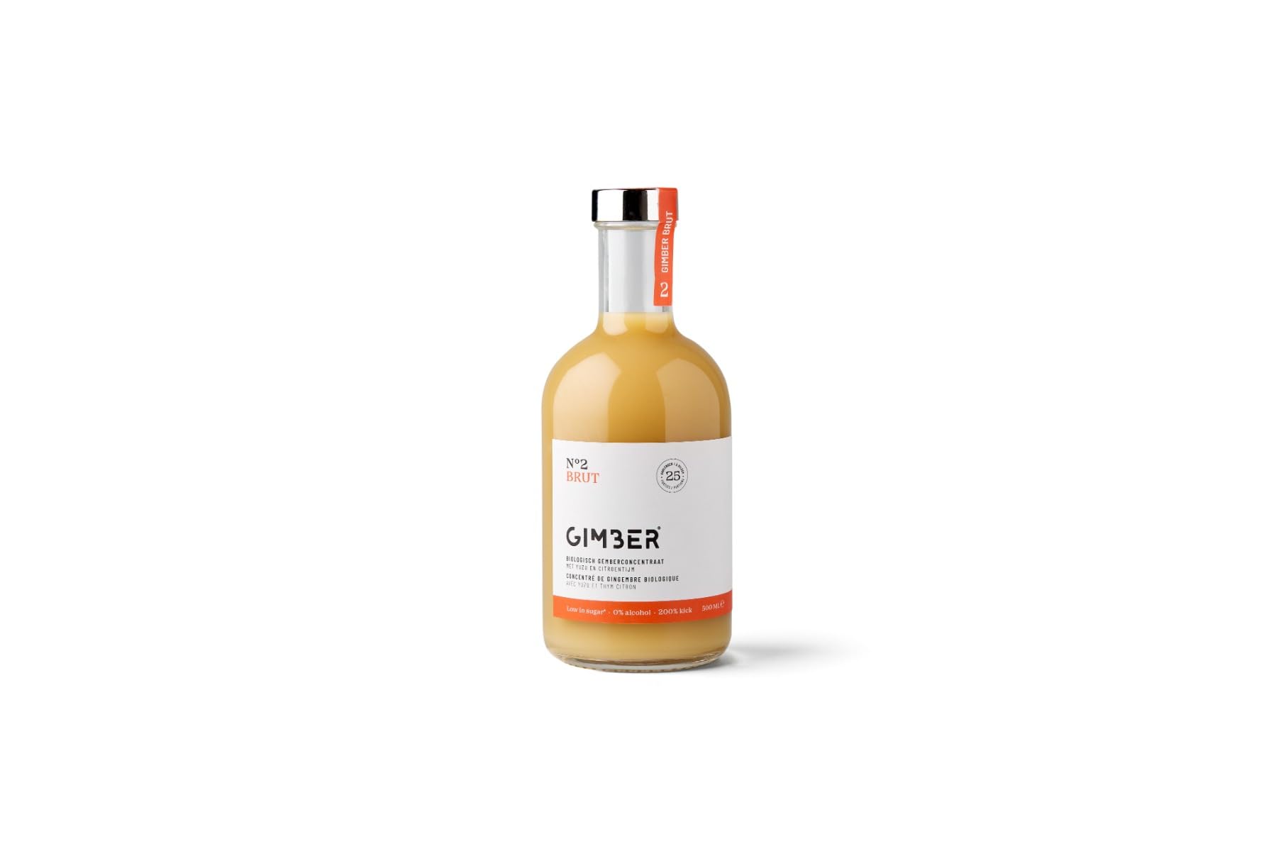 Gimber No.2 Brut Organic Ginger Concentrate - 500ml Yuzu & Thyme