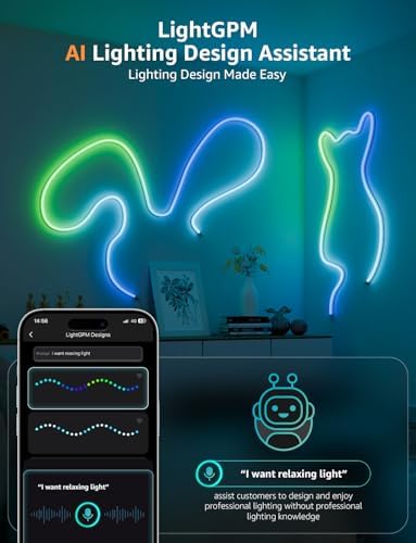 Lepro N1 AI Smart Neon Light Strip | 10M RGB LED Rope with Music Sync