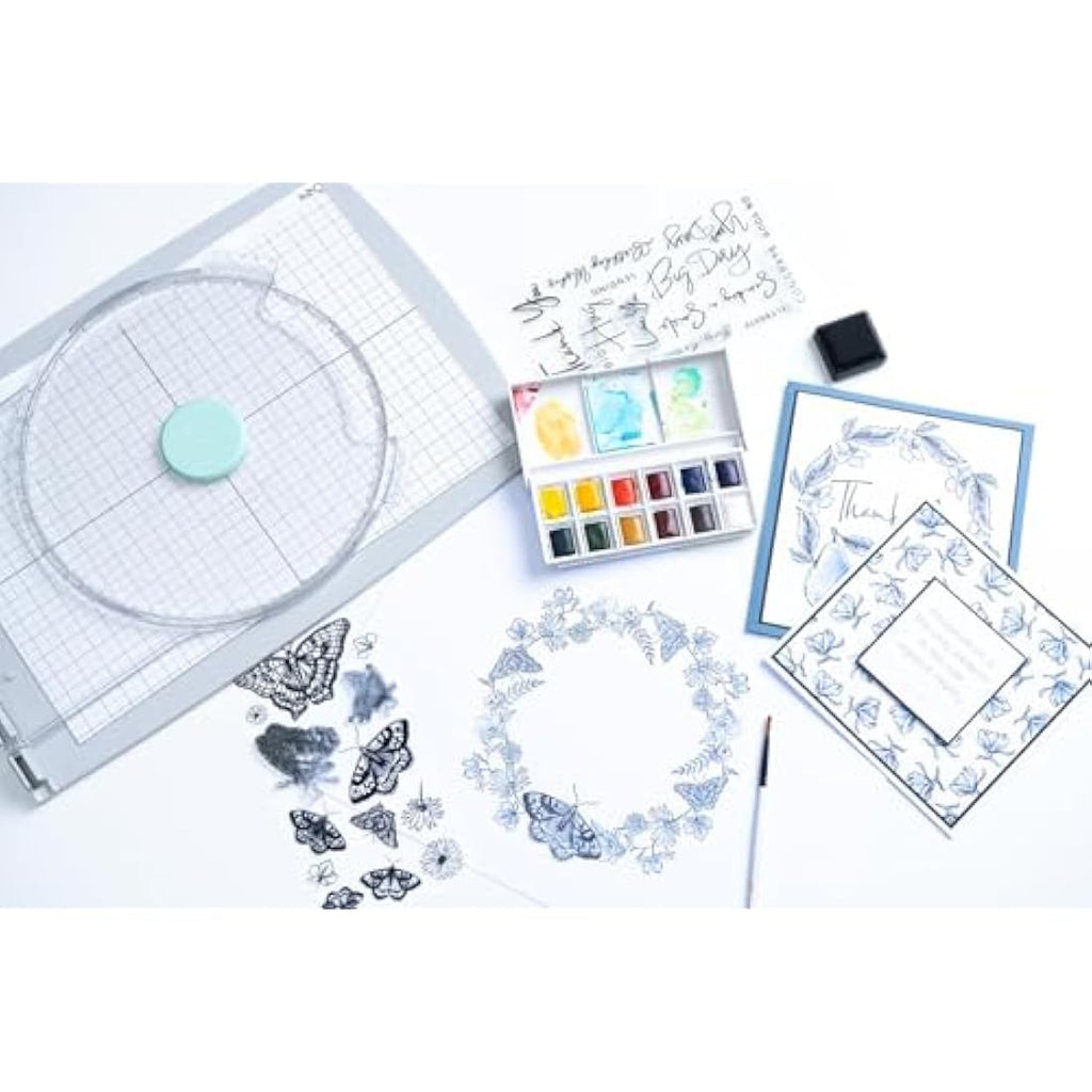 Sizzix Stamp & Spin Tool – Rotating Stamp Press for Wreath Making