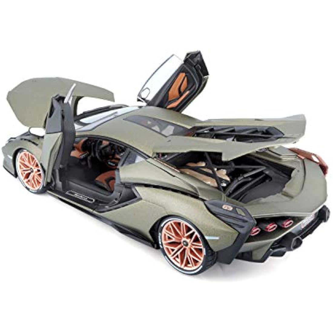 Bburago Lamborghini Sian 1:18 Die-Cast Model Car – Green Supercar