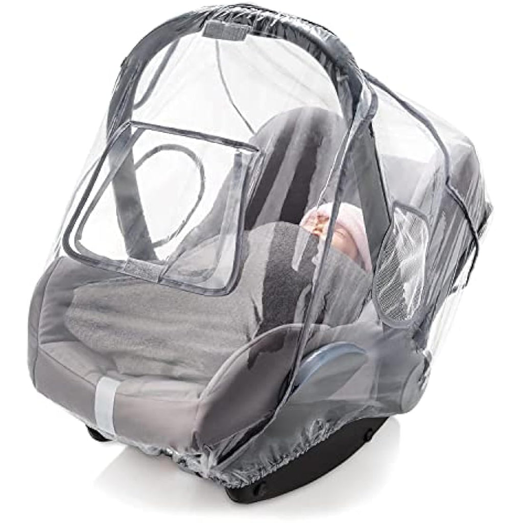 Jolof Store Universal Car Seat Rain Cover – Nontoxic PEVA with Window