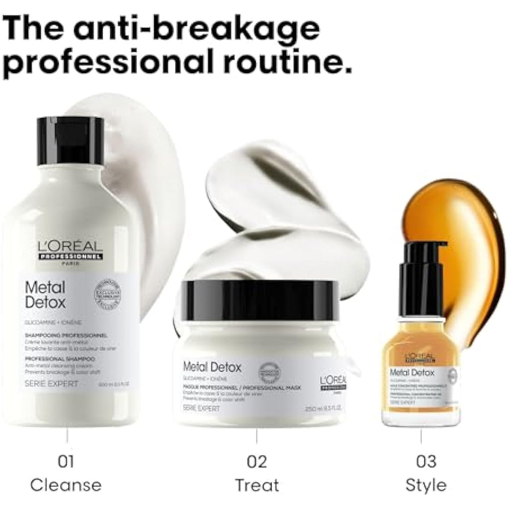 L'Oreal Professionnel Metal Detox Shampoo 300ml & Mask 250ml Duo