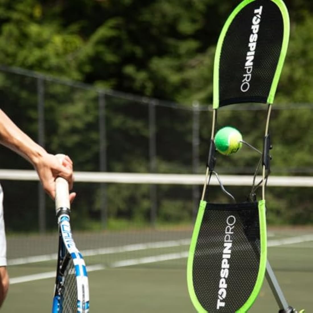 TopspinPro Tennis Training Aid – Adjustable Height Groundstroke Coach