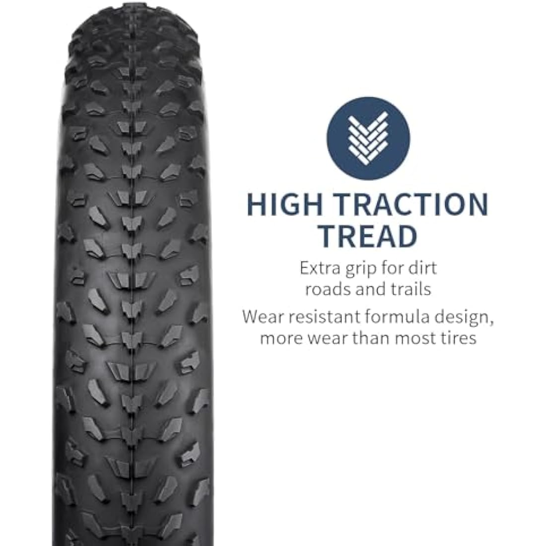 YunSCM 20x4.0 Foldable Fat Bike Tyre and Inner Tube Set for E-Bikes