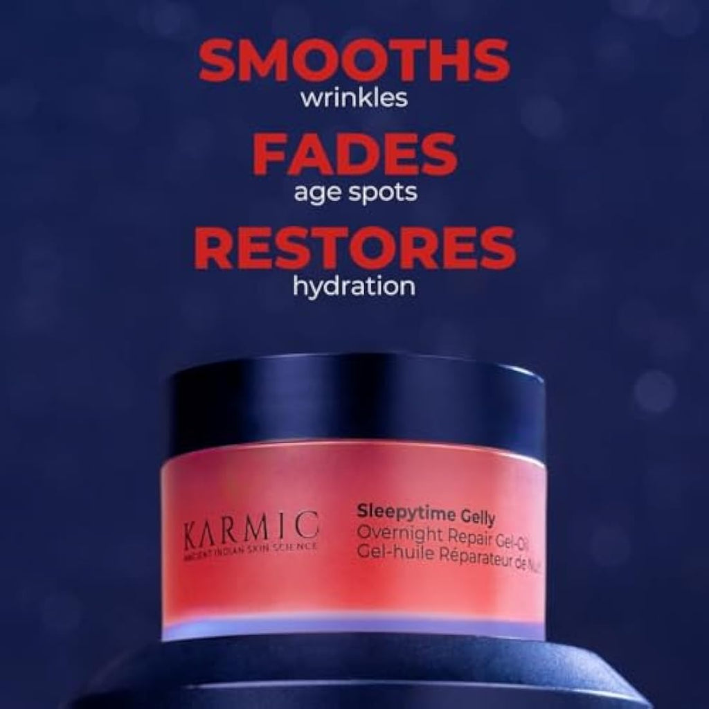 Karmic Skin Anti-Ageing Night Cream | Firming Vitamin C & E Face Gelly