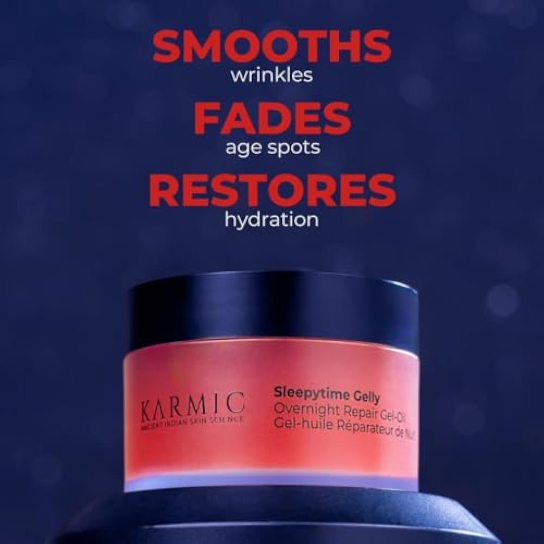 Karmic Skin Anti-Ageing Night Cream | Firming Vitamin C & E Face Gelly