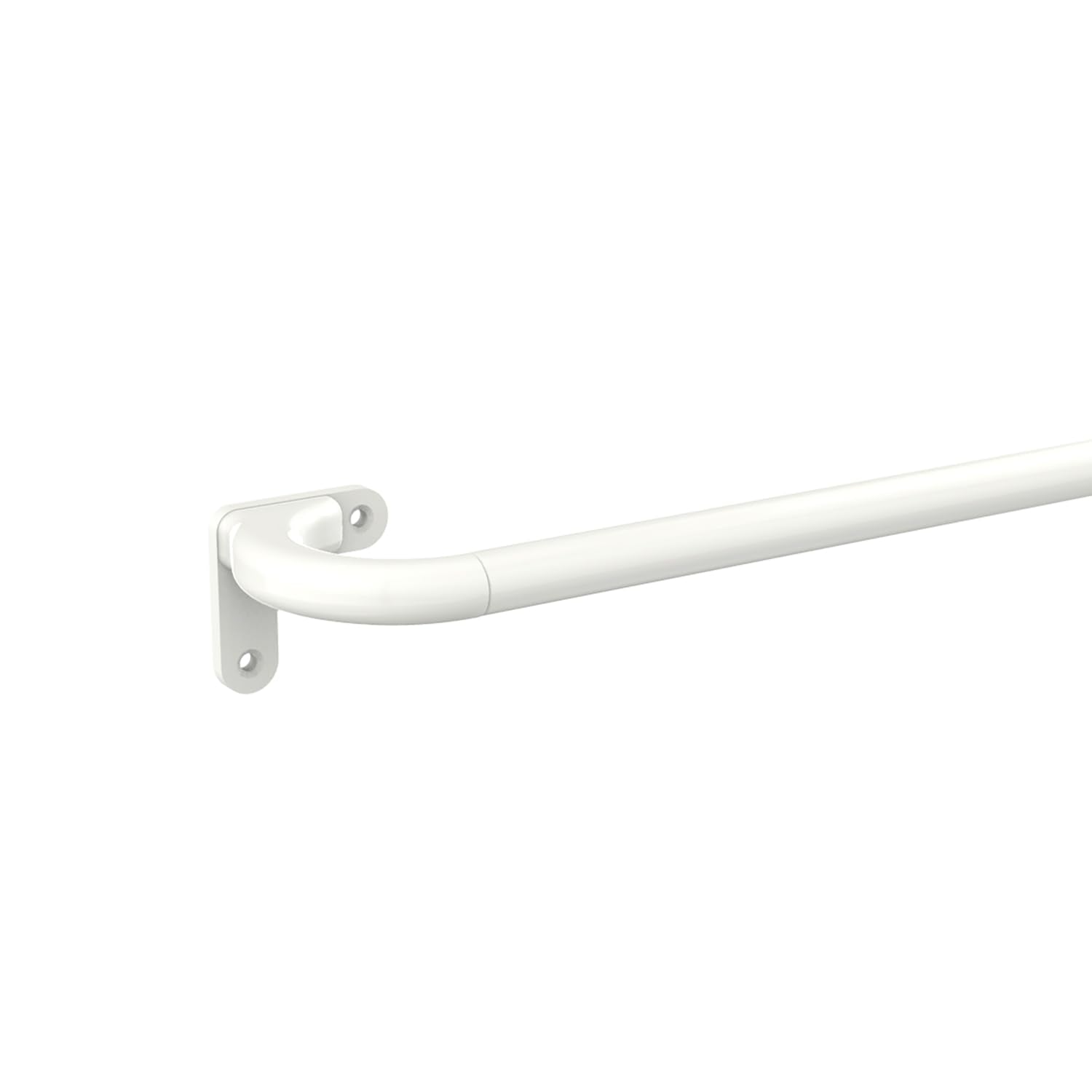 GCurtain Wrap Around Curtain Rod | 28-48 Inch Adjustable Metal Pole