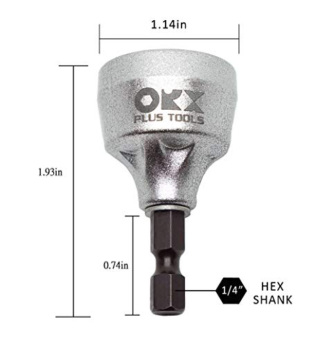 ORX PLUS TOOLS Deburring External Chamfer Tool with HSS Blade, 1/8"-3/4"