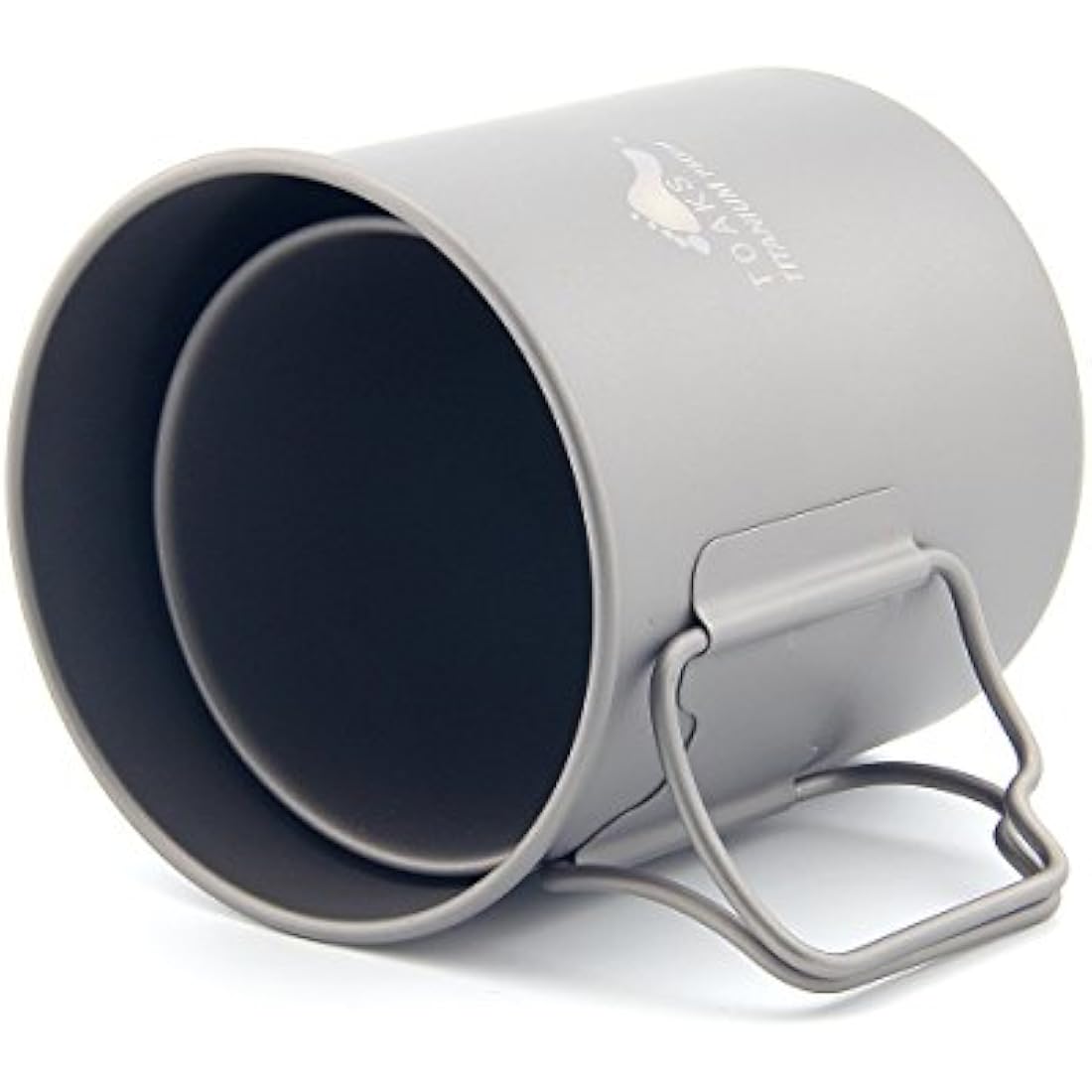 TOAKS Ultralight Titanium Cup – Portable Camping Mug with Mesh Bag