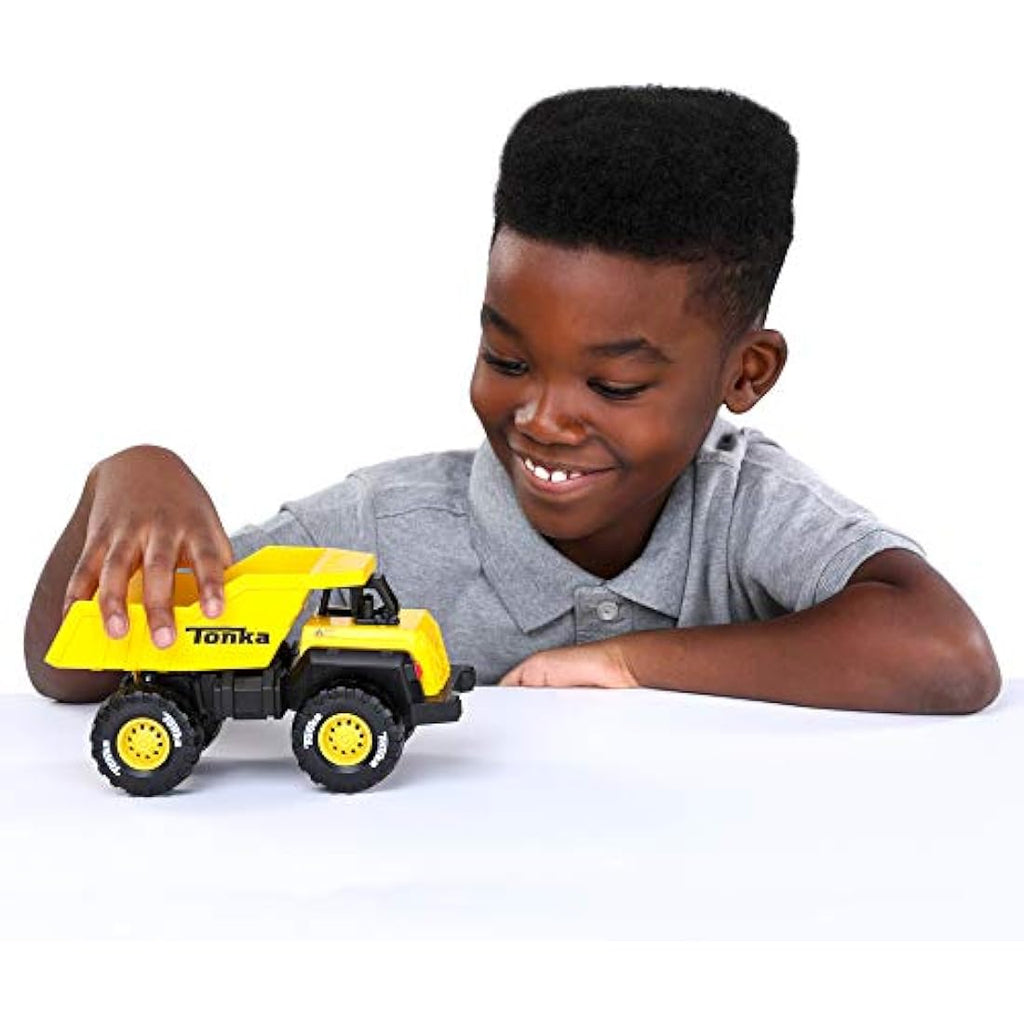 Tonka Mighty Metal Fleet Dump Truck – 8 Inch Steel Construction Toy