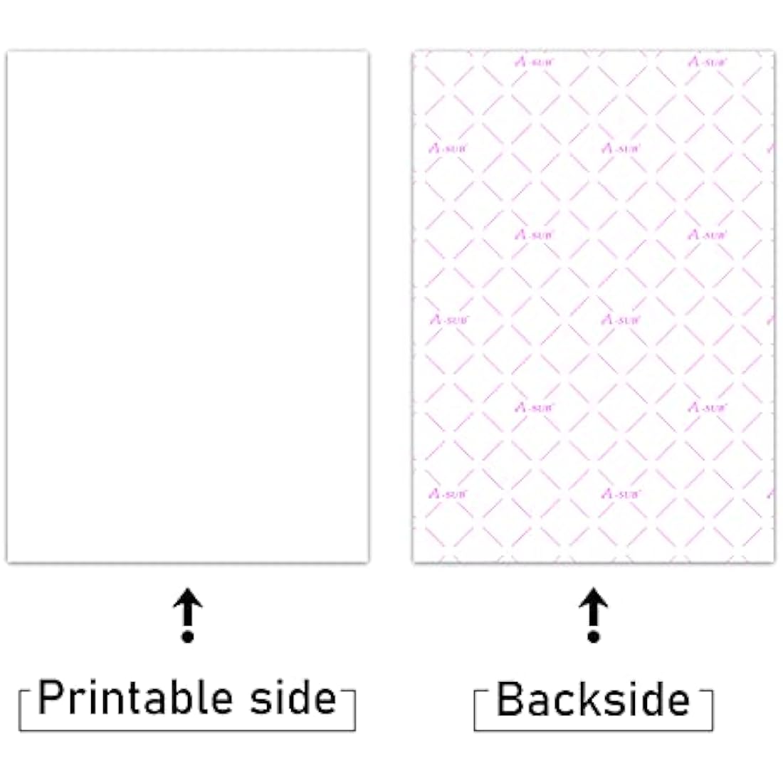 A-SUB Sublimation Paper A3 - 125gsm Eco Series, 500 Sheets for Inkjet