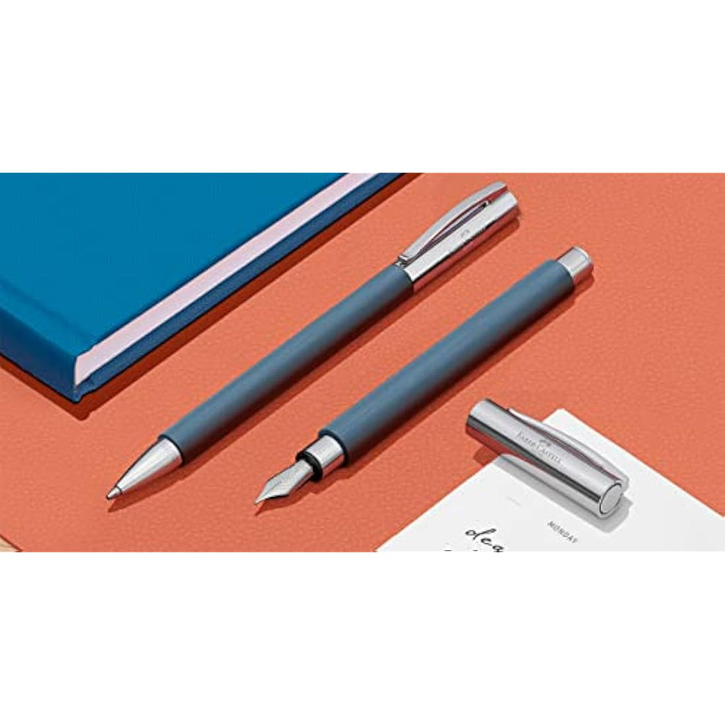 Faber-Castell Ambition Fountain Pen – Blue Precious Resin, Nib B