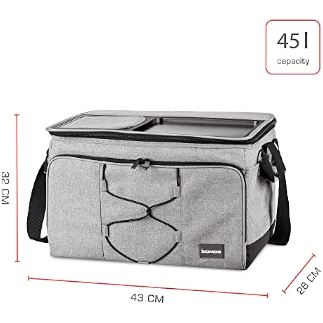 bomoe Foldable Cooler Bag – 16h Insulated Leakproof Picnic Bag