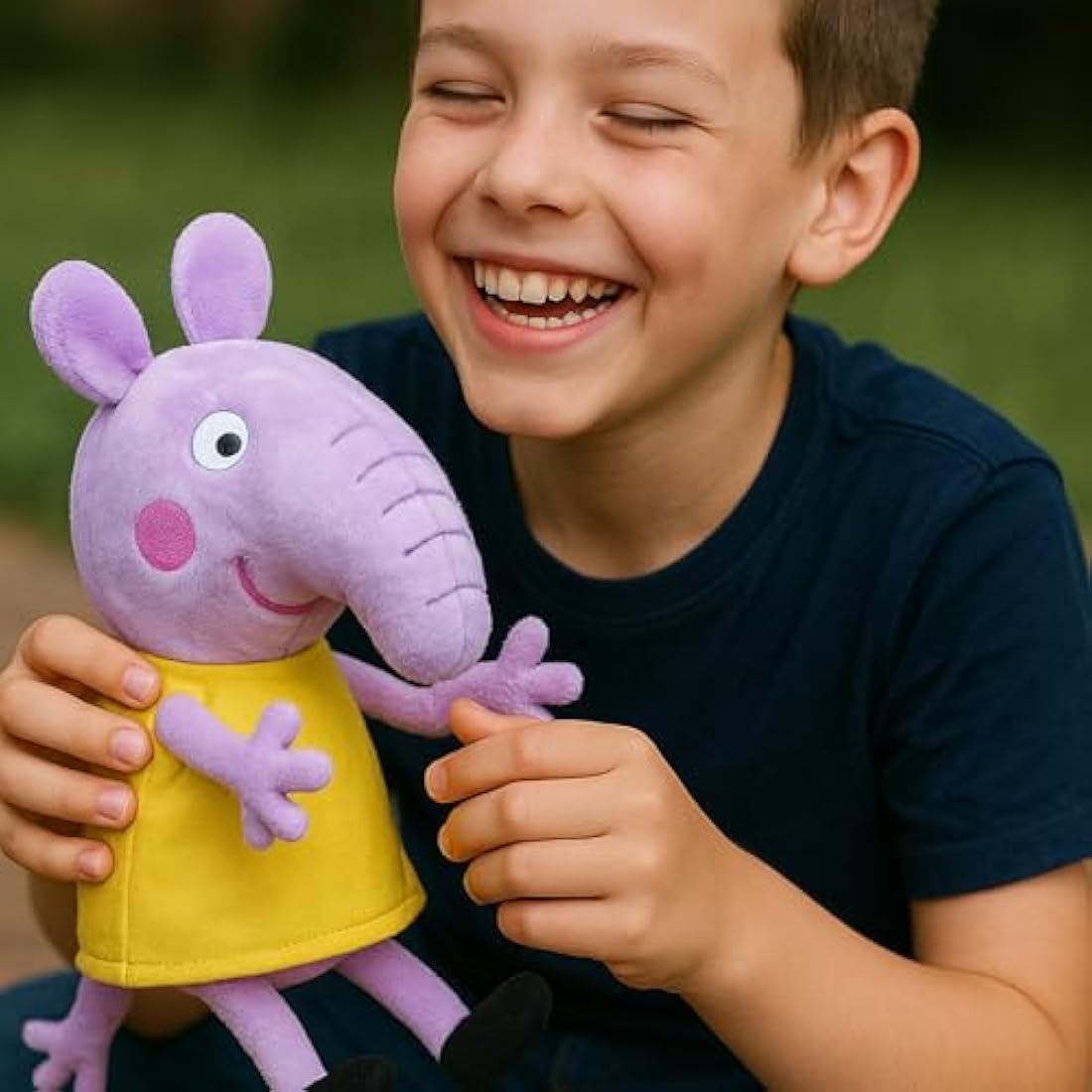 Ty Peppa Pig Emily Elephant Plush – Retro Style Stuffed Animal Toy