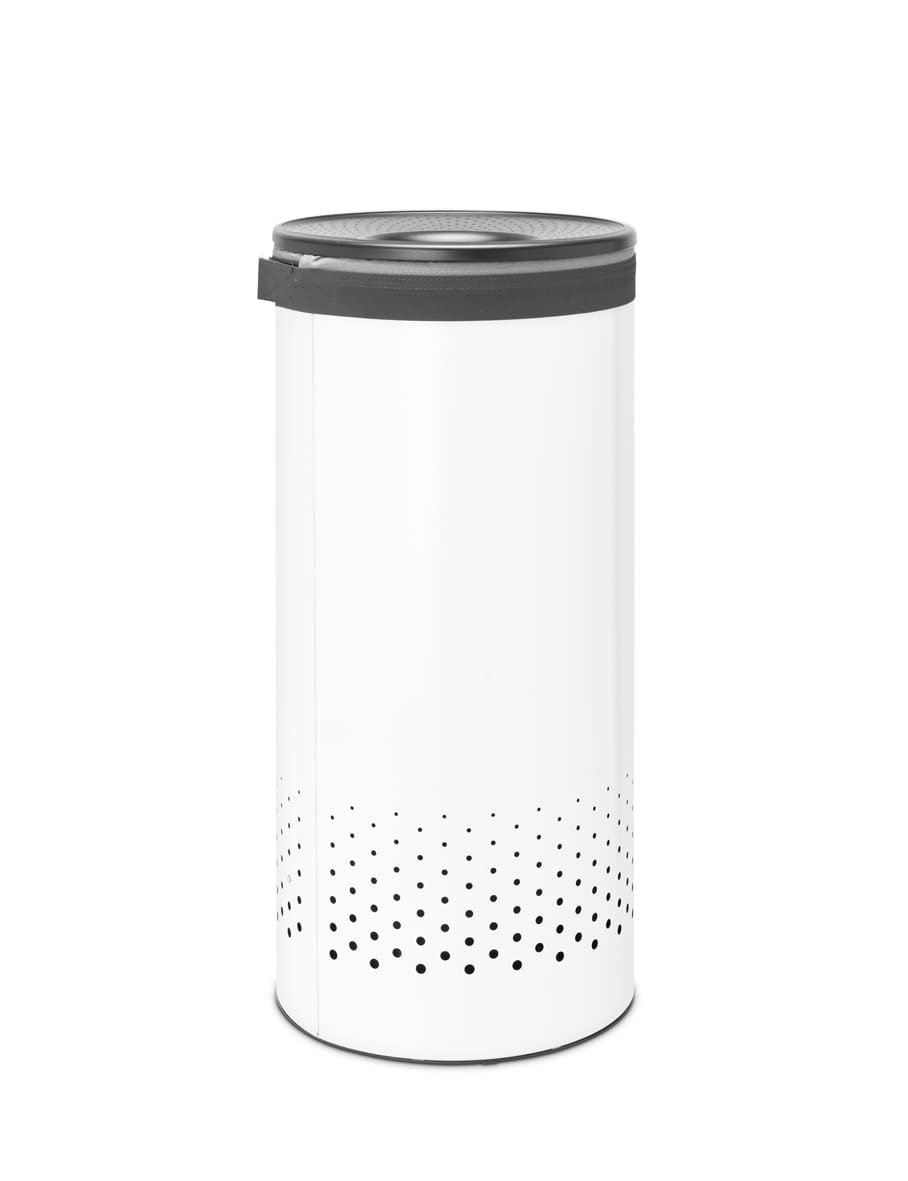 Brabantia 35L Laundry Bin – White Corrosion Resistant Hamper