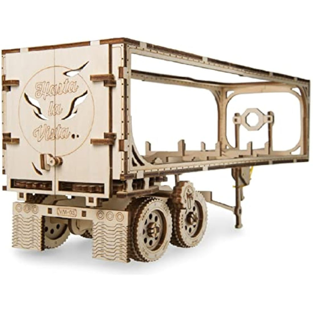 UGEARS Heavy Boy Truck VM-03 Trailer - 3D Wooden Model Kit for Adults