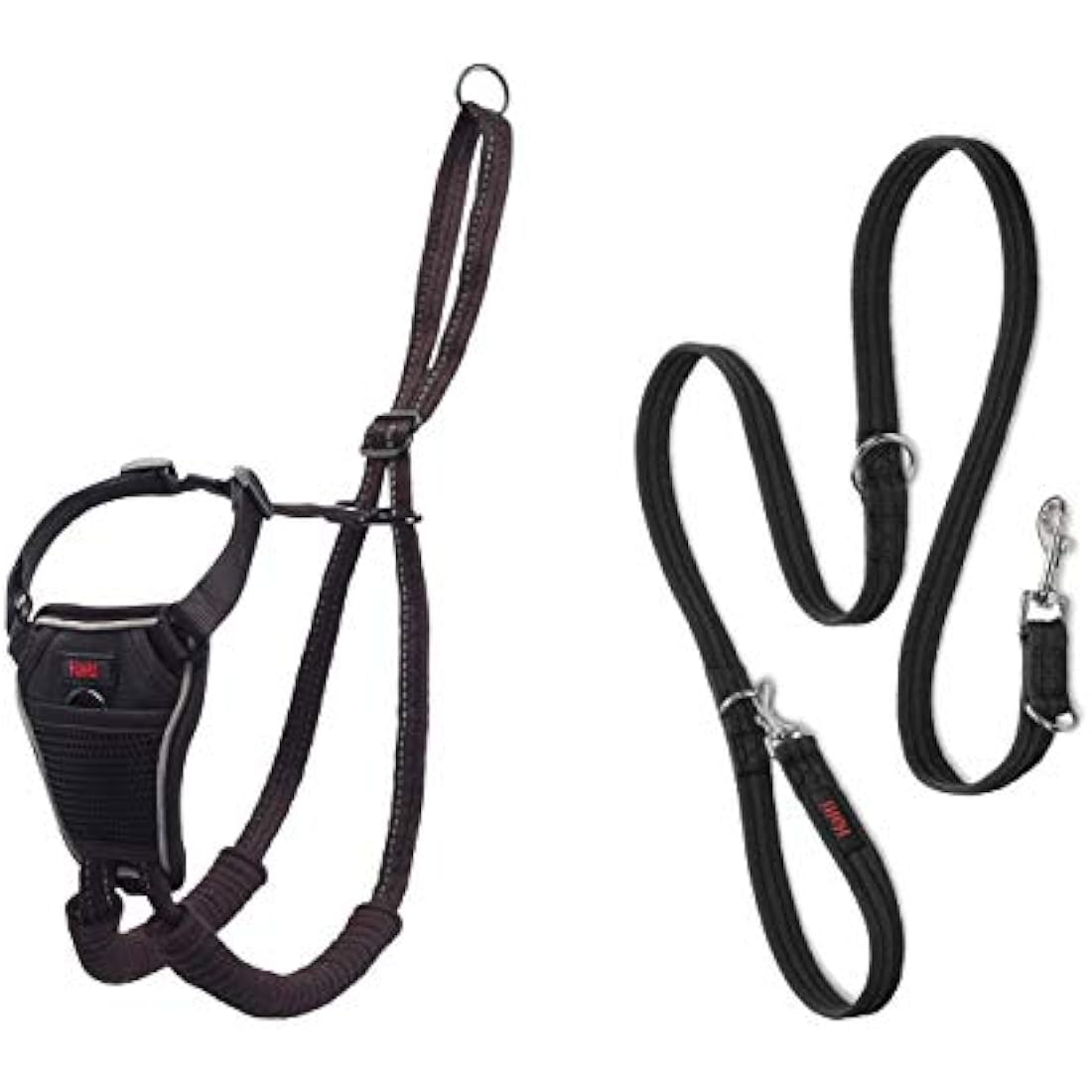 Halti No Pull Dog Harness & Training Leash Set | Black, Medium/Large