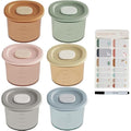 Moonkie Silicone Baby Food Storage Containers | 6 Pack Leakproof Pots