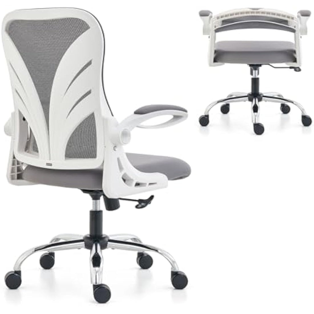 HOLLUDLE Ergonomic Mesh Office Chair – Foldable Backrest & Lumbar Support