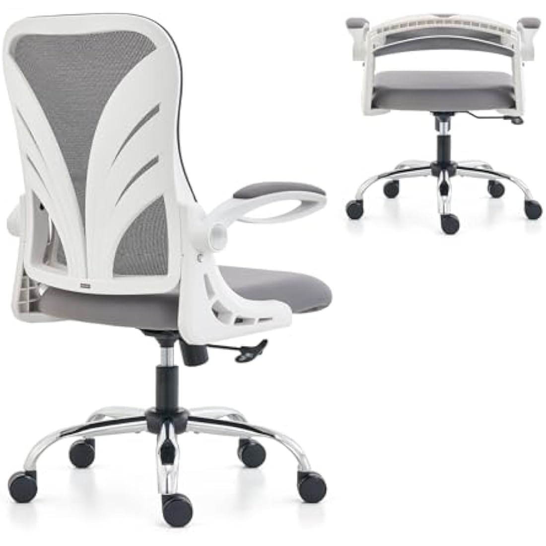 HOLLUDLE Ergonomic Mesh Office Chair – Foldable Backrest & Lumbar Support