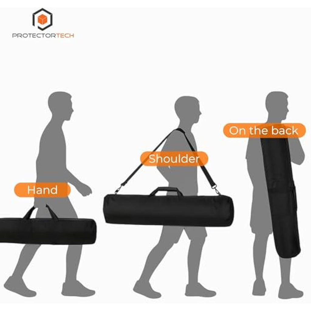 ProtectorTech 125cm Waterproof Metal Detector & Equipment Carry Bag