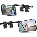 SUPAREE Universal Caravan Towing Mirrors | Clip-On Wing Mirror Extensions