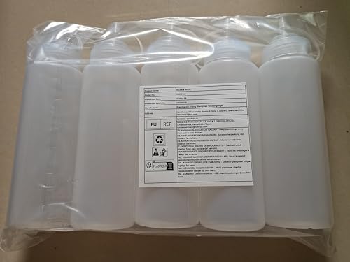 Happybase 32oz Squeeze Bottles – 10 Pack BPA Free Plastic Sauce Dispensers
