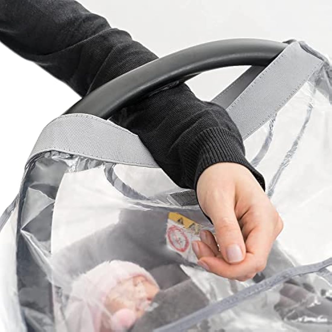 Jolof Store Universal Car Seat Rain Cover – Nontoxic PEVA with Window