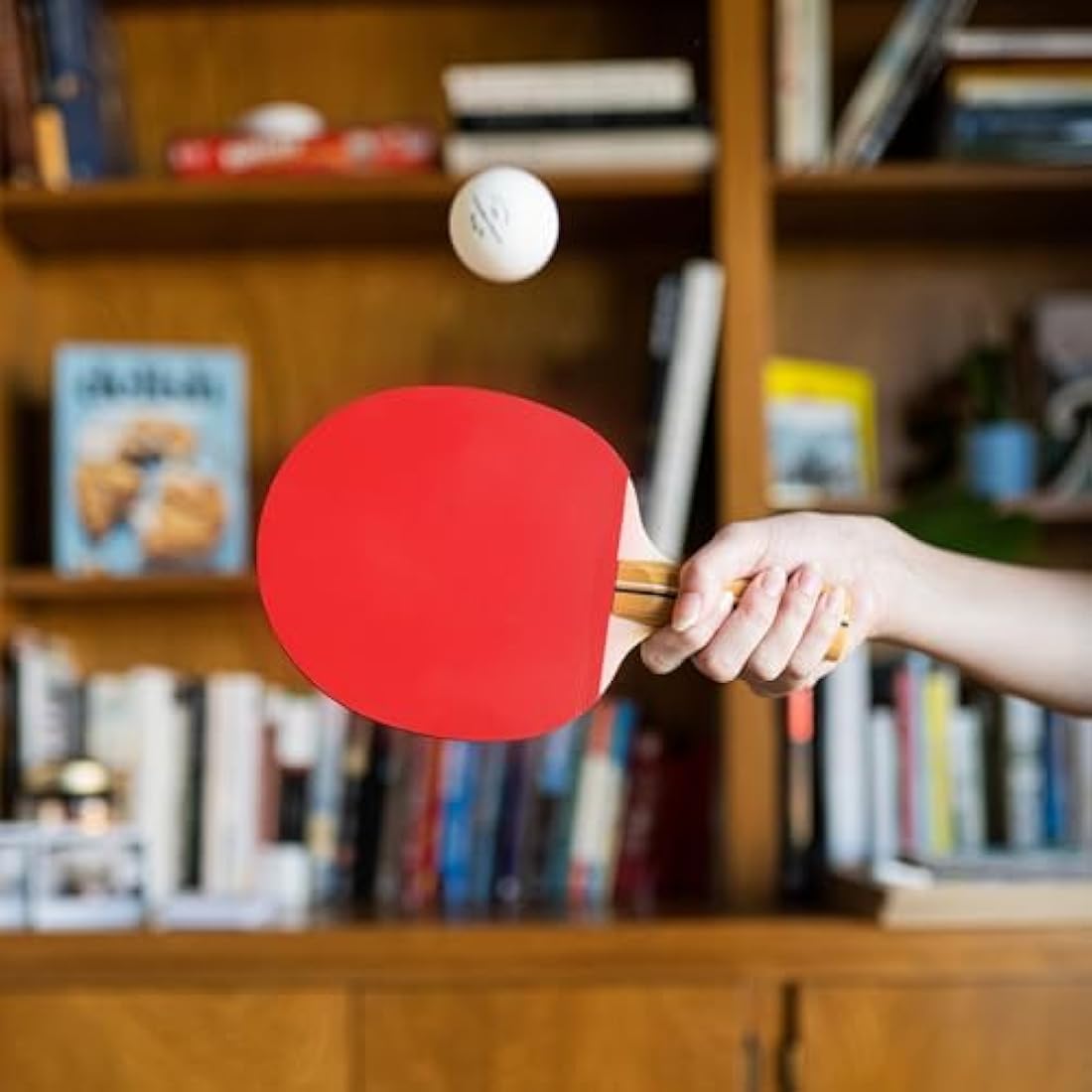PRO SPIN Table Tennis Bat Set - 1.8mm Sponge Rackets with 3-Star Balls