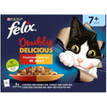 Felix Senior Wet Cat Food – Doubly Delicious Meat in Jelly 12x100g