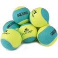 SPORTSPET Large Squeaky Tennis Balls for Dogs - 80mm Durable 8 Pack