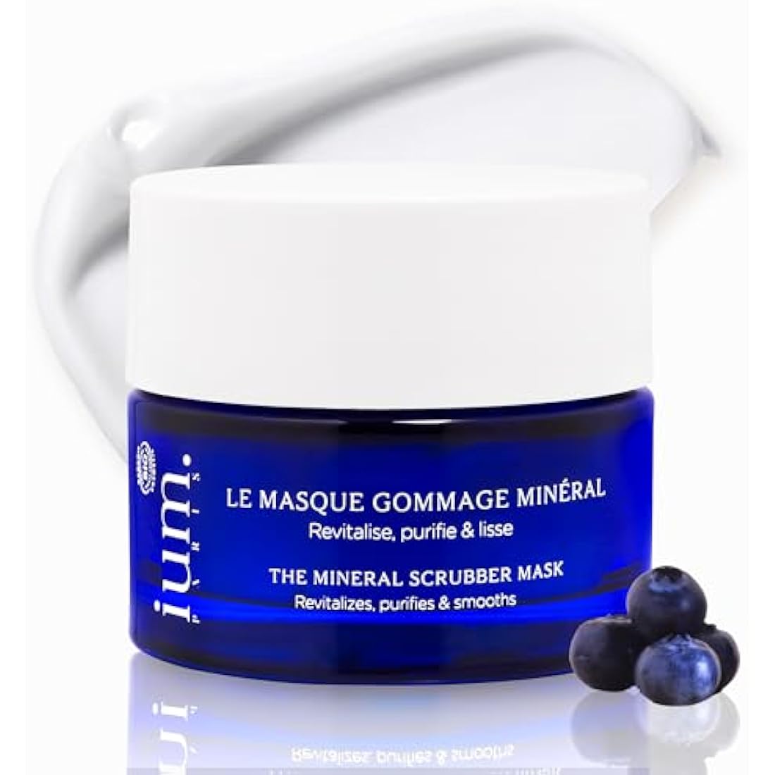 IUM Paris 2-in-1 Face Mask & Exfoliating Scrub | Organic & Vegan - 50ml