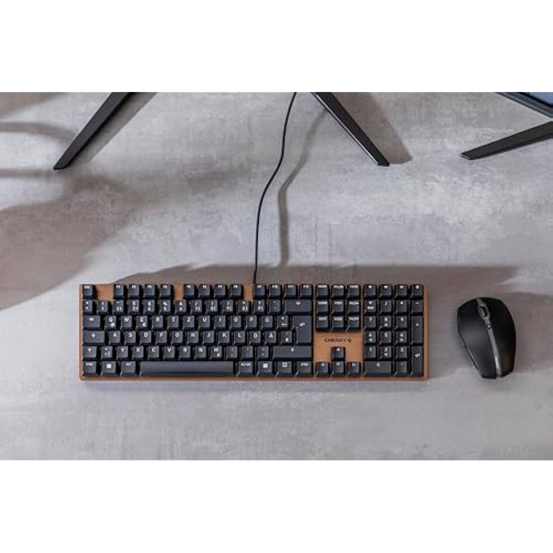 CHERRY KC 200 MX Mechanical Office Keyboard | MX2A Brown Switches