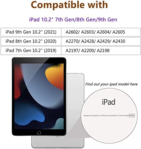 TOPESCT iPad 10.2 Screen Protector | 9H Tempered Glass (2 Pack) – 9th/8th/7th Gen