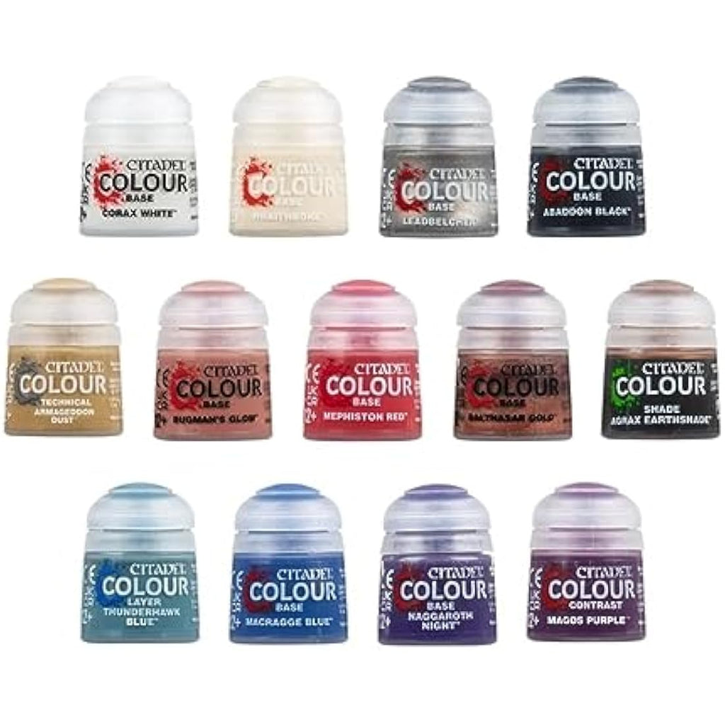 Warhammer 40,000 Paints + Tools Set – Citadel Miniature Hobby Kit