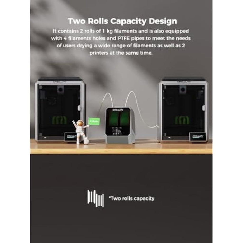 Creality Space Pi Plus Filament Dryer Box | Dual Spool PTC Heating
