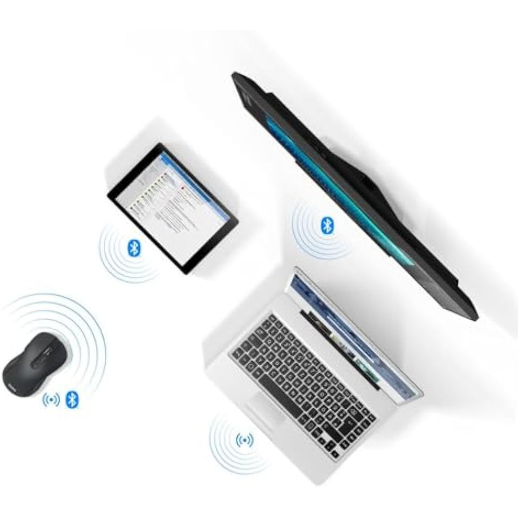 Hama MW-650 Wireless Optical Mouse | 6-Button Multi-Device Bluetooth – Black