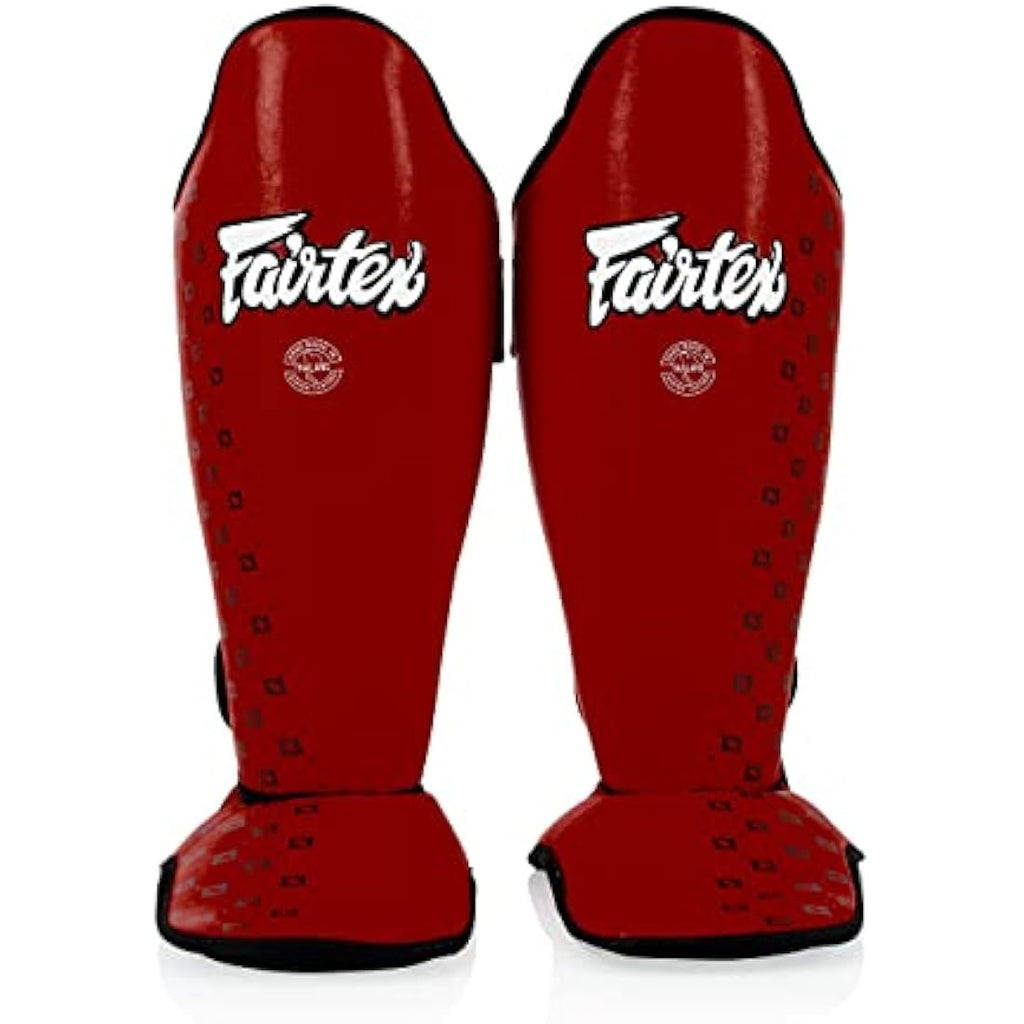Fairtex SP5 Muay Thai Shin Guards – Syntek Leather MMA Kickboxing Gear