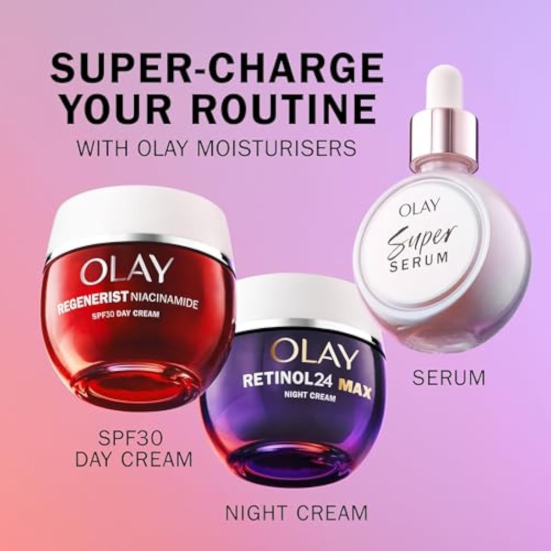 Olay Super Serum - Hydrating Face Serum with Vitamin C & Niacinamide
