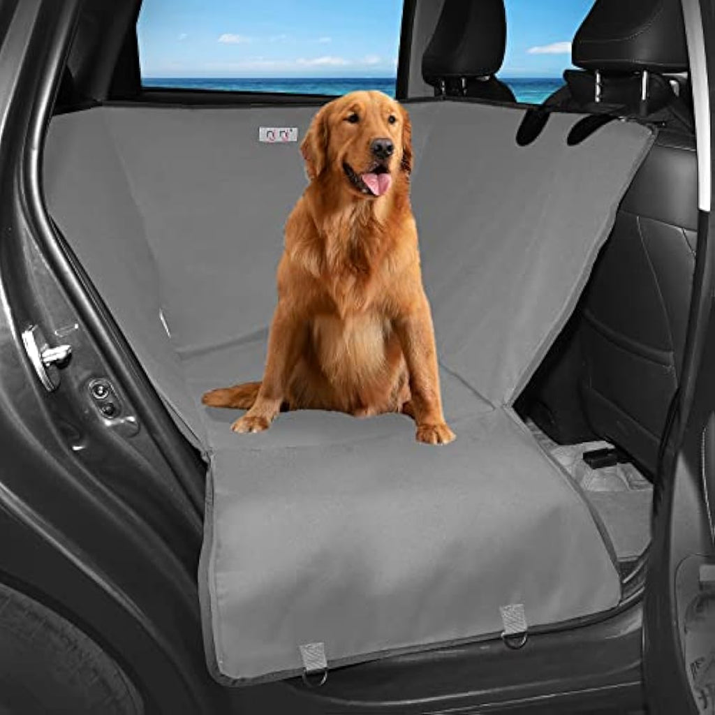 Jolof Store Waterproof Dog Car Seat Cover – Half Hammock Backseat Protector