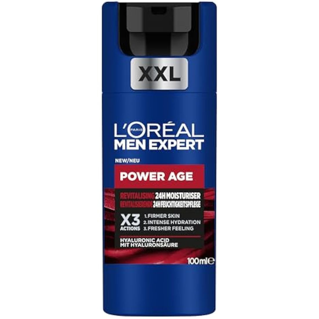 L'Oreal Men Expert Power Age Hyaluronic Acid Face Moisturiser - 100ml
