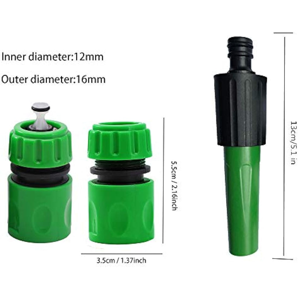 Jolof Store 14-Pack Garden Hose Connector Kit | ABS Quick Connect Set